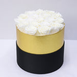 Flag Village Preserved Flower Rose Hug Bucket Christmas Gift Box