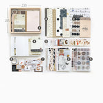 Flag Village Hand Ledger Gift Box Cute Simple Set Notebook
