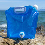 Flag Village PVC Outdoor Camping Hiking Foldable Portable Water Bags Container
