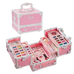 Flag Village Children's Cosmetics Makeup Set Portable Box Simulation Nail Polish Play House Girl's Birthday Gift