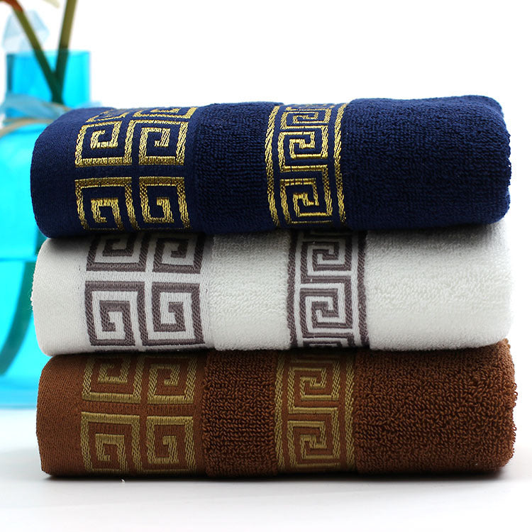 Flag Village Men's Minimalist Dark Towel Gift Box Set