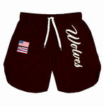 Flag Village Casual Running Breathable Wicking Speed Bar Tide Men's Shorts