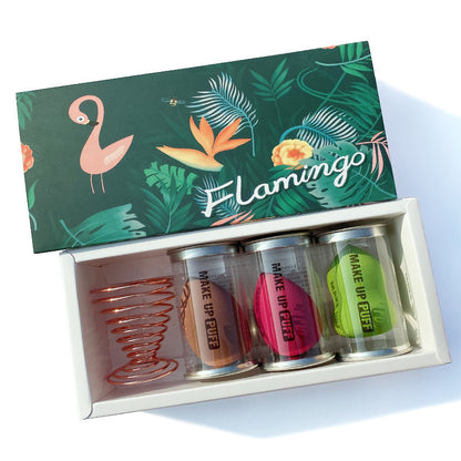 Flag Village Gift Box Cosmetic Egg Set Super Soft Smear-proof Makeup Tools