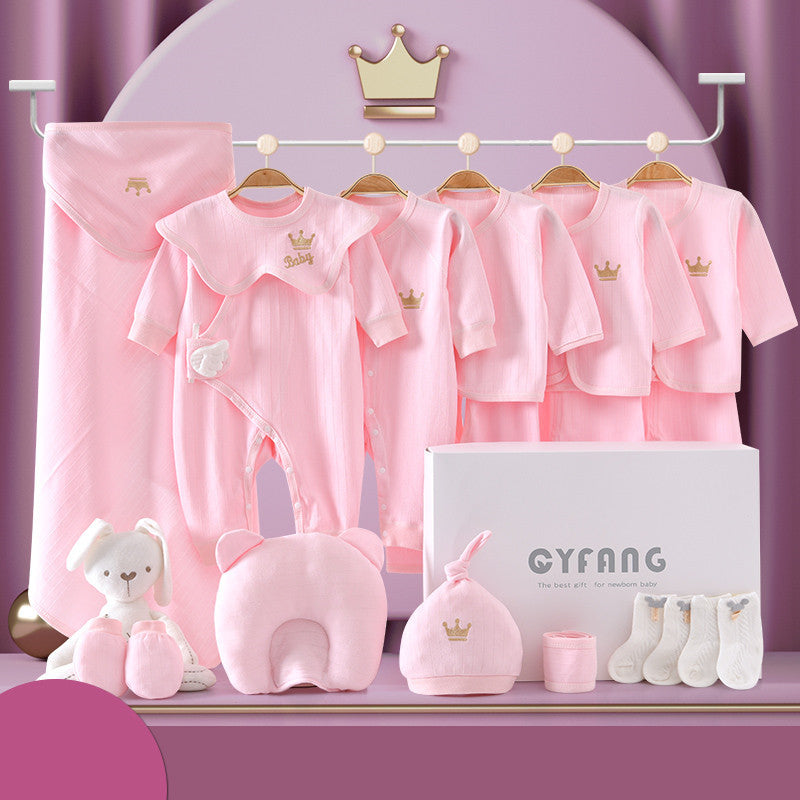 Flag Village Baby Clothes Autumn And Winter Newborn Gift Box Set