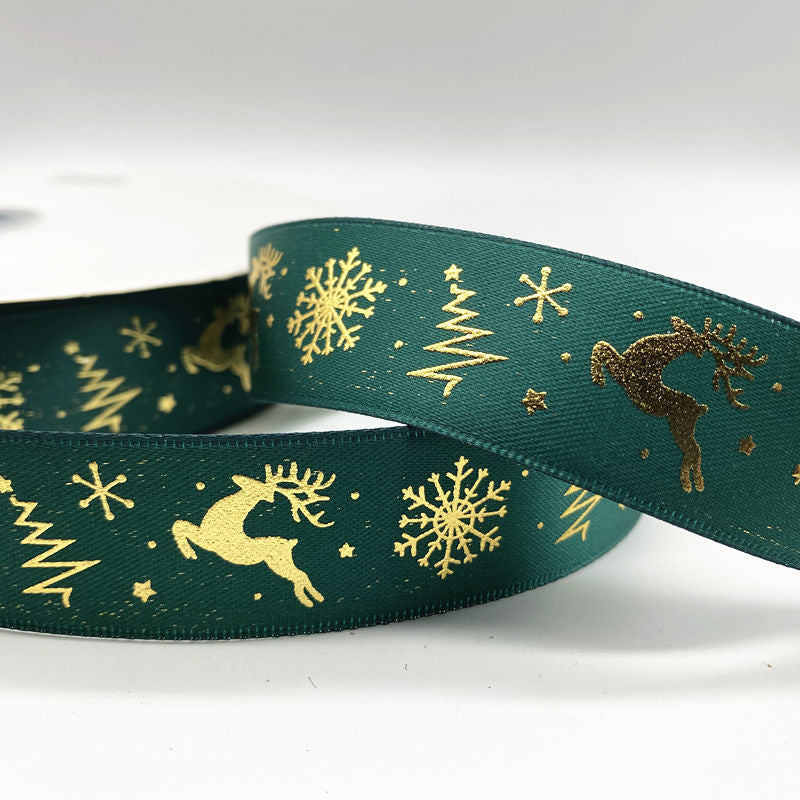 Flag Village Ribbon Gift Box Decoration Christmas Tree Decoration With Bow