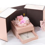 Flag Village Double Door Eternal Flower Stud Gift Box