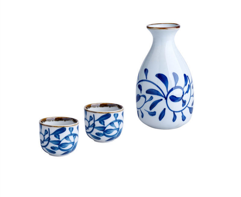 Flag Village Pure Color Wine Gift Box Set Ceramic Gift