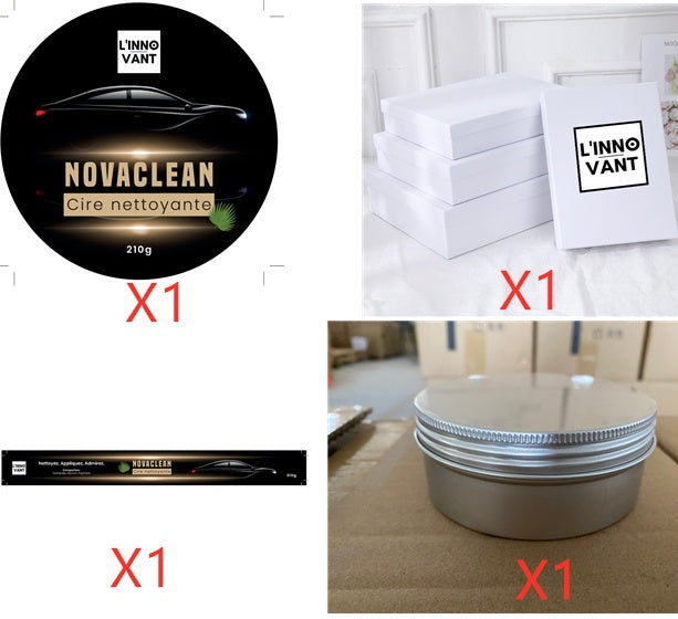 Flag Village Auto Tools Car Diamond Crystal Wax Black Wax Coating Waxing Polishing Sewage Crystal Hard Wax