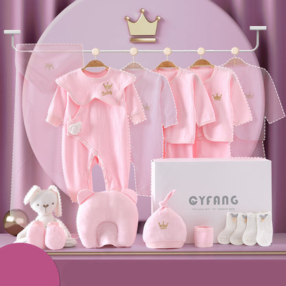 Flag Village Baby Clothes Autumn And Winter Newborn Gift Box Set