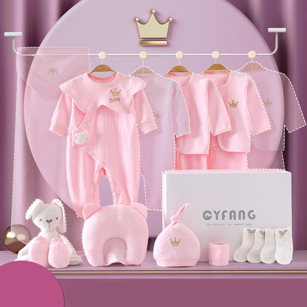 Flag Village Baby Clothes Autumn And Winter Newborn Gift Box Set