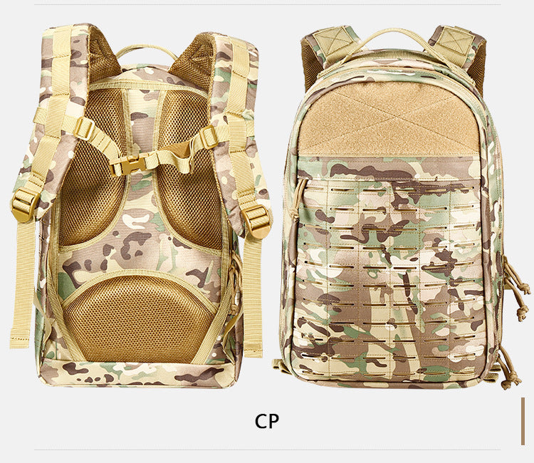 Flag Village Outdoor Hiking Backpack Camouflage Army Fan Tactical Riding Bag