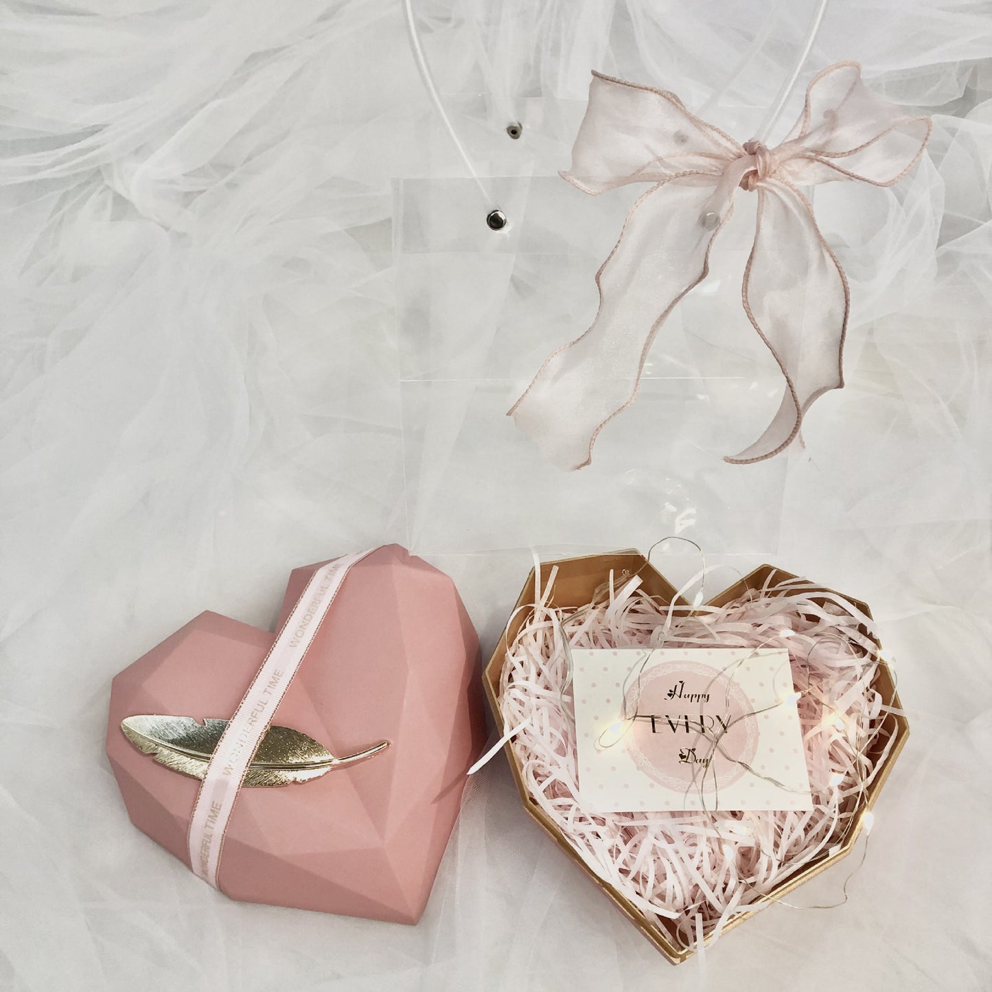 Flag Village Christmas Heart-shaped Gift Box