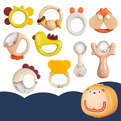 Flag Village Baby Rattle Plastic Toy Gift Box Set