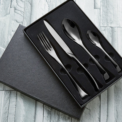 Flag Village Western  Stainless Steel Gift Box Cutlery Set