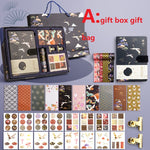 Flag Village Antique Hand Ledger Gift Box Set Gift Stationery