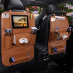 Flag Village Leather Car Seat Back Hanging Bag Car Storage Bag