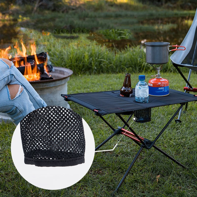 Flag Village Outdoor Camping Portable Wild Tea Aluminum Alloy Small Table