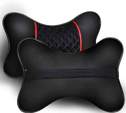 Flag Village outdoor Car Leather headrest neck pillow car pillow