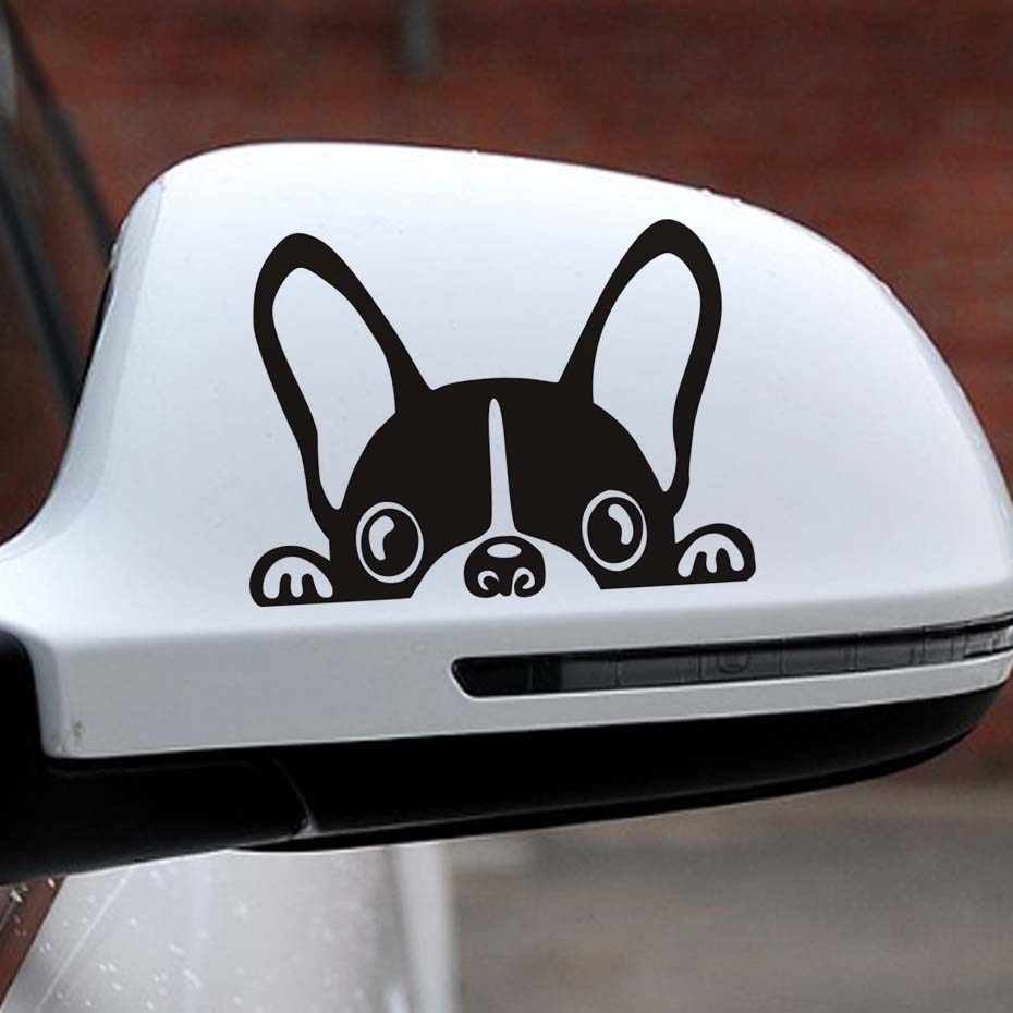 Flag Village Puppy Dog car stickers automotive accessories decoration 15 X 10 CM