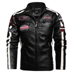 Flag Village Men's Leather Street Motorcycle Racing Suit Racing suit