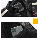 Flag Village Men's Leather Street Motorcycle Racing Suit Racing suit