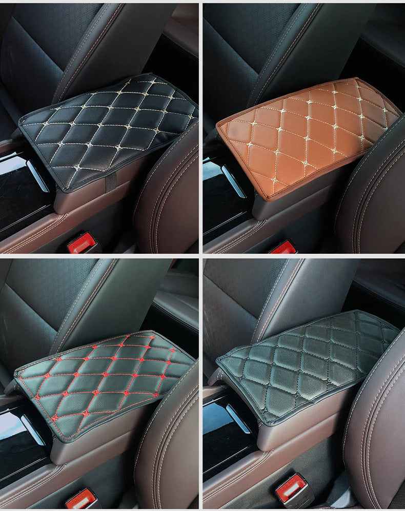 Flag Village Leather Car Center Armrest Case Cover Car Armrest Case Pad
