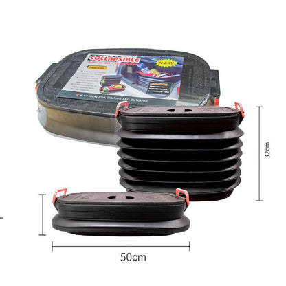 Flag Village outdoor Retractable Car Garbage Can Dustbin Organizer Storage Fishing Bucket