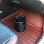 Flag Village Foldable Car Trash Can Storage Bucket Seat Back Storage Bag Car Interior Supplies