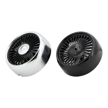 Flag Village Car USB Fan Air Outlet Lighting Creative Car Interior Car Auto Supplies ABS