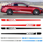 Flag Village Side skirt stripe side car sticker decoration 225 X 11.5 CM