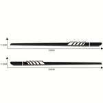 Flag Village Side skirt stripe side car sticker decoration 225 X 11.5 CM