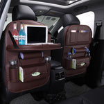 Flag Village Leather Car Seat Back Hanging Bag Car Storage Bag