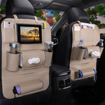 Flag Village Leather Car Seat Back Hanging Bag Car Storage Bag