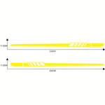 Flag Village Side skirt stripe side car sticker decoration 225 X 11.5 CM