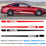 Flag Village Side skirt stripe side car sticker decoration 225 X 11.5 CM