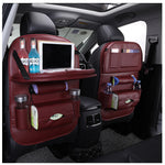 Flag Village Leather Car Seat Back Hanging Bag Car Storage Bag