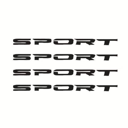 Flag Village outdoor Car Stretch SPORT Sticker Modification Sticker 13CM