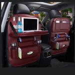 Flag Village Leather Car Seat Back Hanging Bag Car Storage Bag