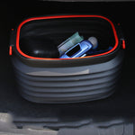 Flag Village outdoor Retractable Car Garbage Can Dustbin Organizer Storage Fishing Bucket