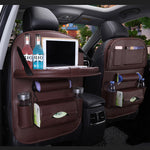 Flag Village Leather Car Seat Back Hanging Bag Car Storage Bag