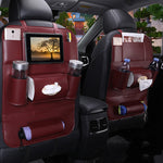 Flag Village Leather Car Seat Back Hanging Bag Car Storage Bag