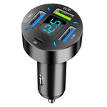 Flag Village Four-port Car Charger 4 Port USB Car Charger 7000MA